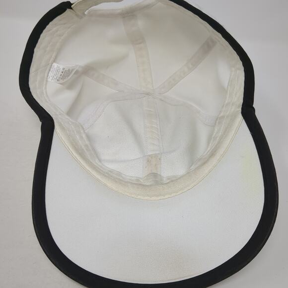 Mission Strapback Hat Solid White One Size Embroidered 6 Panel Outdoor - Picture 7 of 9